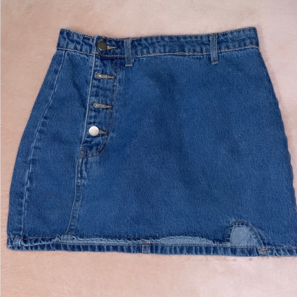Denim Mini Skirt